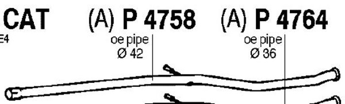 Intermediate pipe