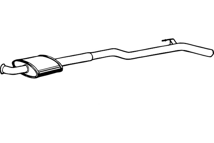 Intermediate muffler