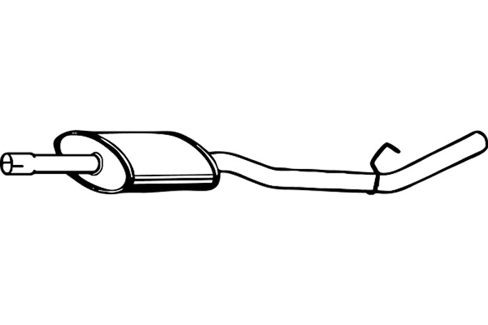 Intermediate muffler