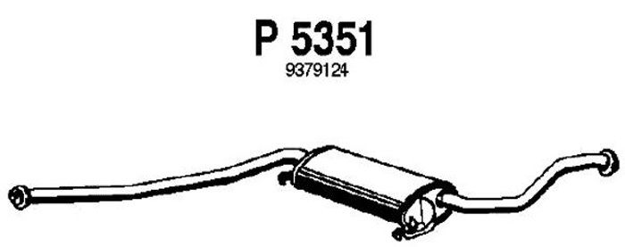Intermediate muffler
