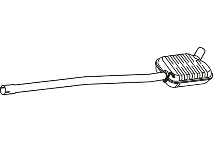 Intermediate muffler