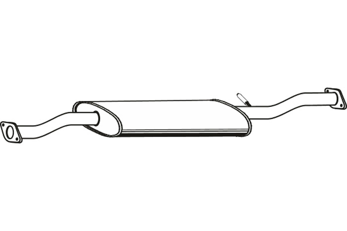 Intermediate muffler