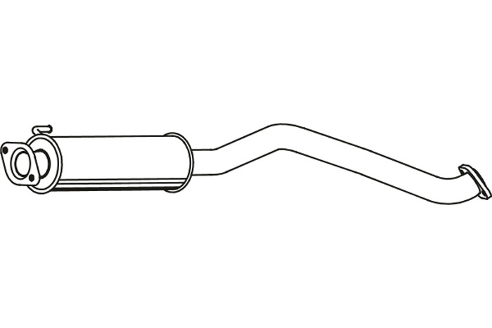 Intermediate muffler