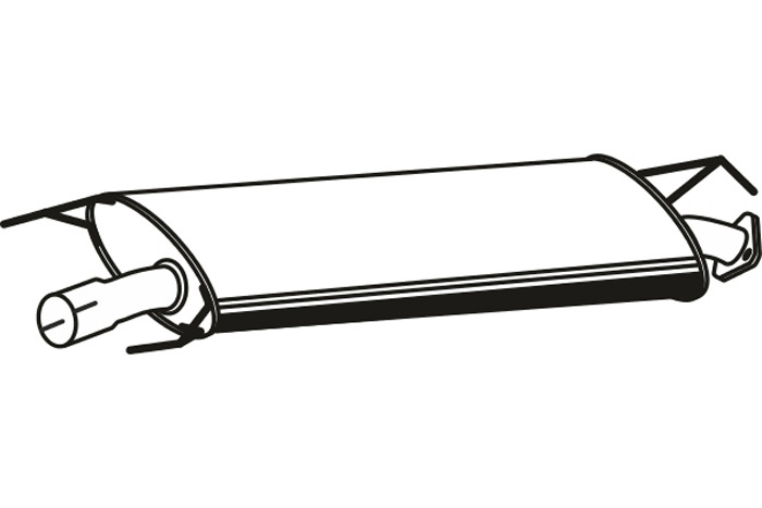 Intermediate muffler