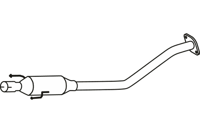 Intermediate muffler