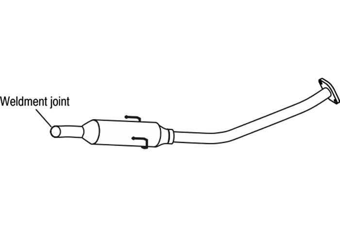 Intermediate muffler
