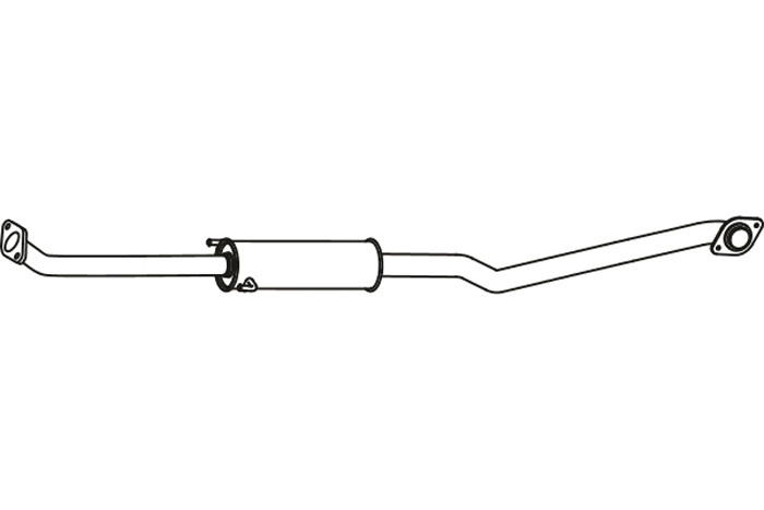 Intermediate muffler