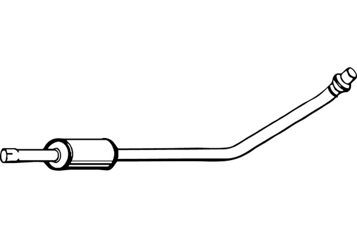 Intermediate muffler