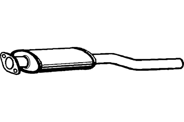 Intermediate muffler