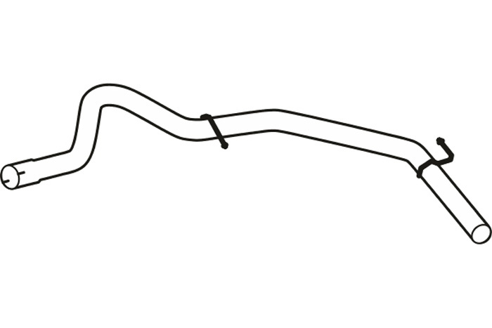 Intermediate pipe