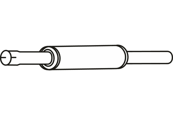Intermediate muffler
