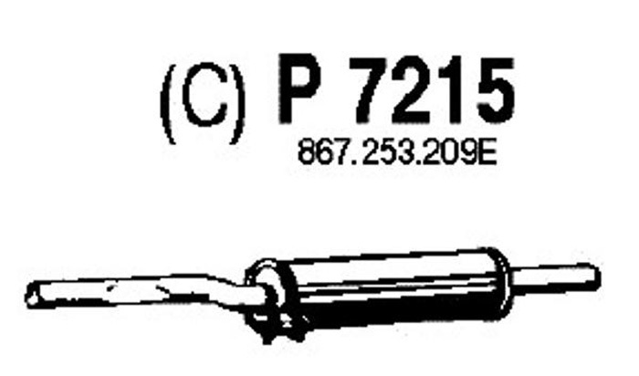 Intermediate muffler