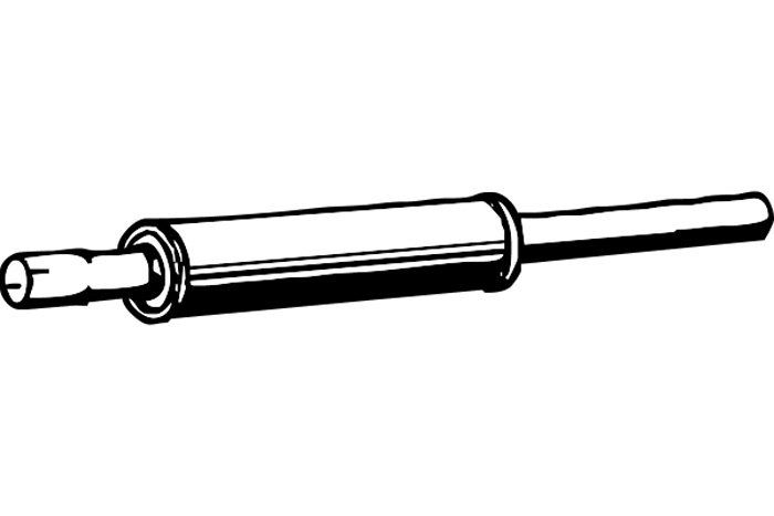 Intermediate muffler