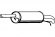 Rear muffler Rear muffler