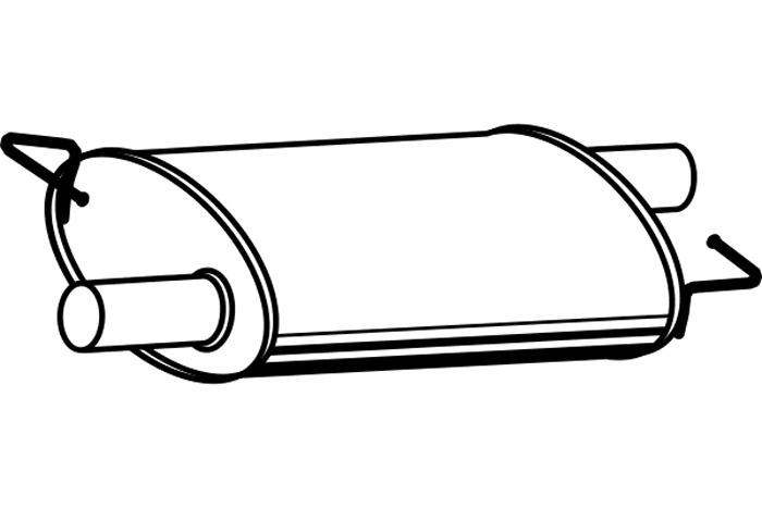 Intermediate muffler