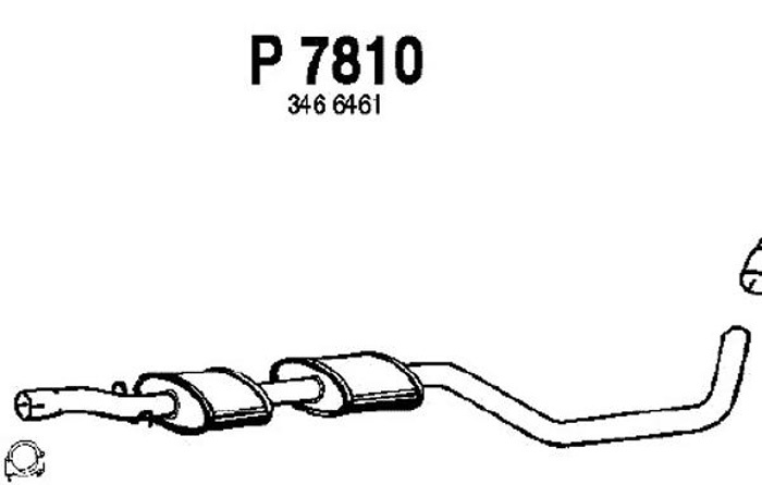 Intermediate muffler - Replaced by 25435819
