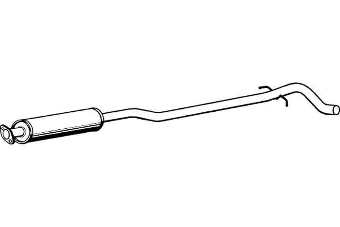 Intermediate muffler