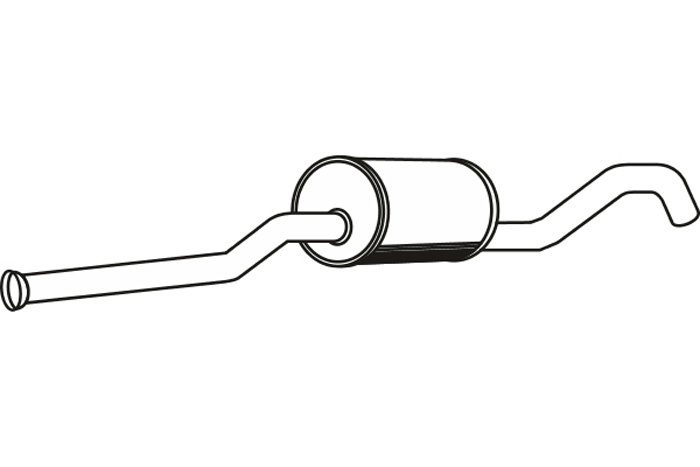 Intermediate muffler