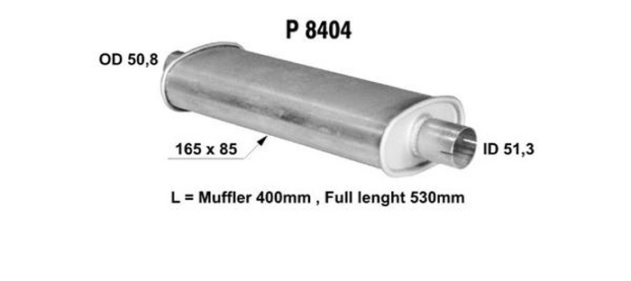 Universal muffler