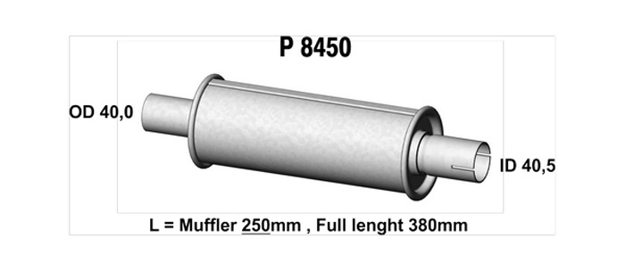 Universal muffler