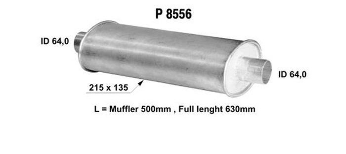 Universal muffler