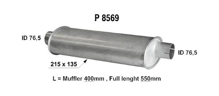 Universal muffler