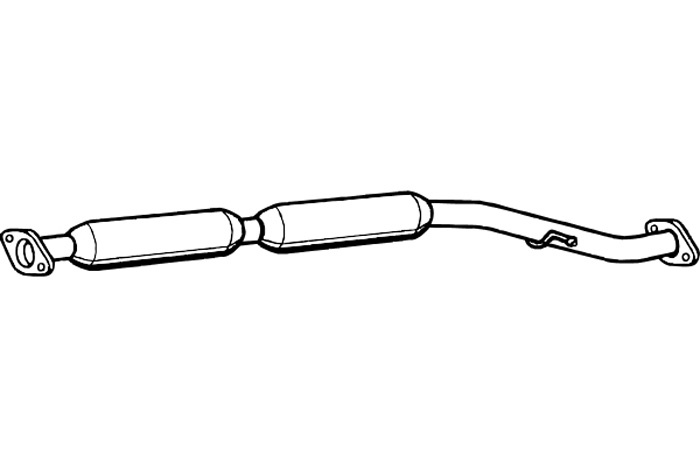 Intermediate muffler