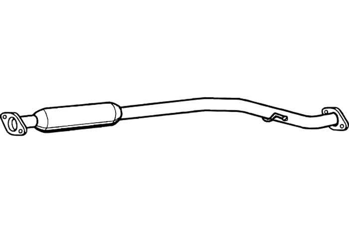 Intermediate muffler