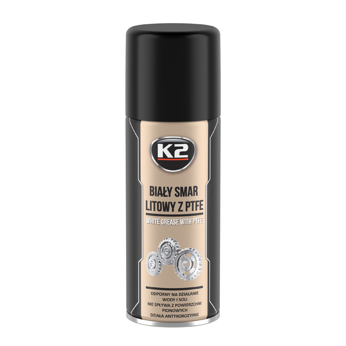 Litiumfett K2 White Grease PFTE spray 400ml